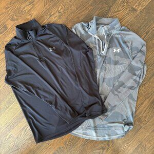 Under Armour Men's Tech Quarter Zip - PAIR OF TWO - Size M